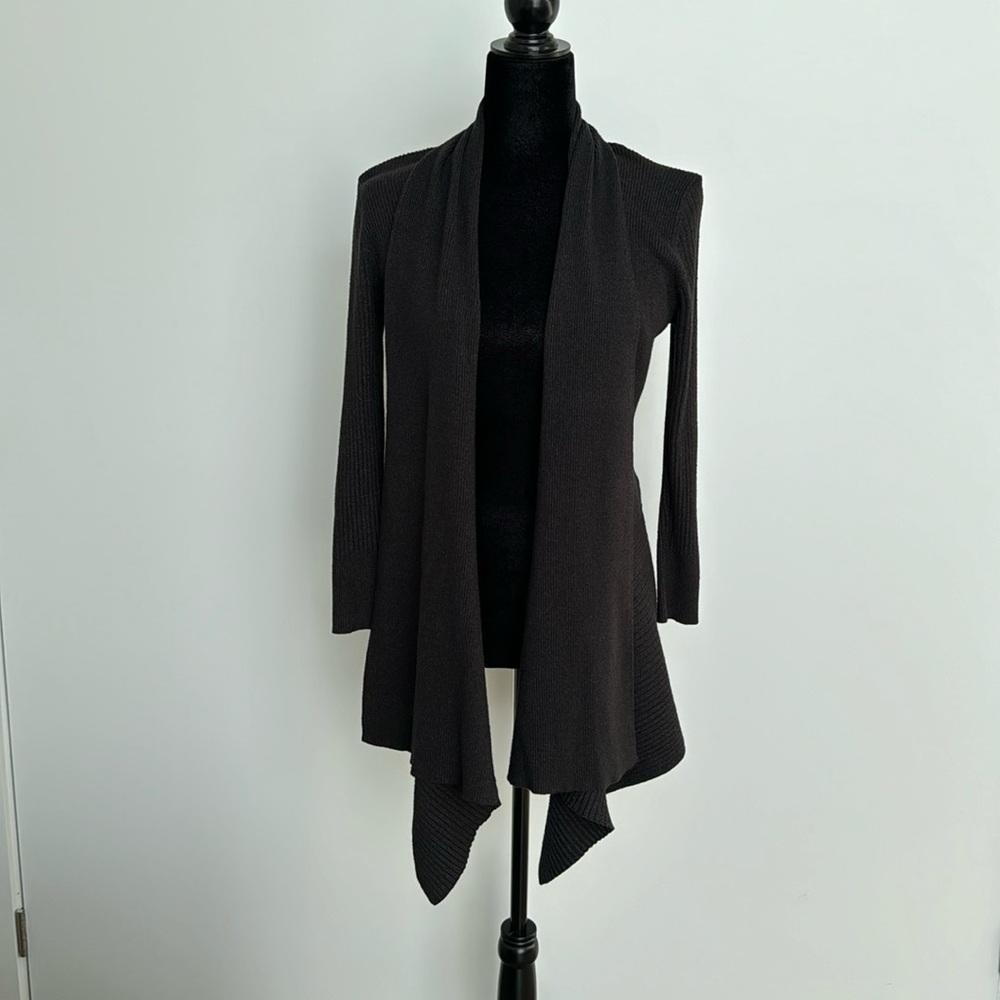 Calvin  Klein women's long brown cardigan Size Small